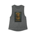 Jesus Is King Women's Scoop Muscle Tank — Christian Faith Graphic Tank Top